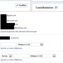 Comment cacher votre adresse @facebook.com de votre profil Facebook ?