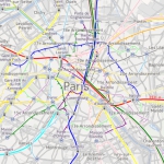 Plan du métro de paris (RATP) sur Nokia Maps