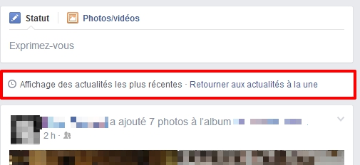 Message de Facebook 