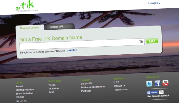 Tokelau et dot.tk : paradis du nom de domaine gratuit ?