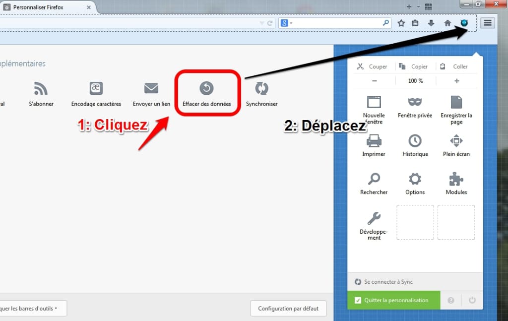 Firefox-effacer