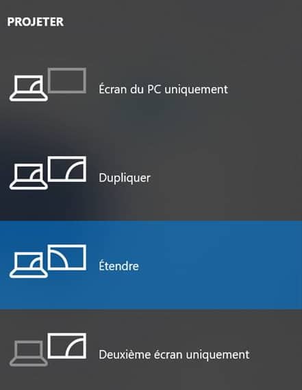 Fonction projeter Windows 10 - Maitrisez votre câble HDMI