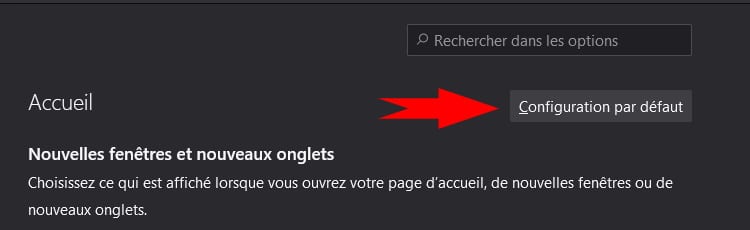 Configuration par défault sur Firefox - Virer Bing de Firefox